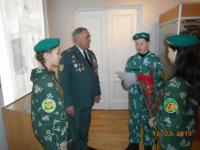 Встреча юнармейцев с ветераном афганской войны - полковником Соболевым Федором Михайловичем